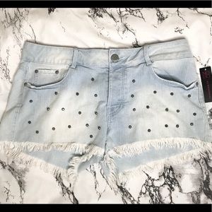 No Boundaries Studded Shorts